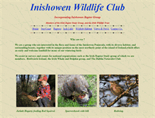 Tablet Screenshot of inishowenwildlifeclub.com